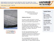 Tablet Screenshot of orpheusinternet.co.uk